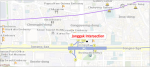 jonggak map